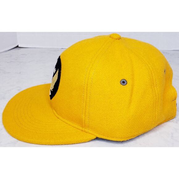 NWT DOUBLE RL RRL RALPH LAUREN Winged Logo Wool Blend Felt Ball Cap Gold/ Yellow - Picture 4 of 10